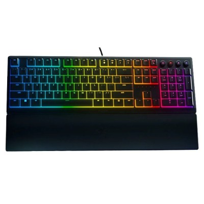 Teclado Gamer Razer Ornata V3 - Alámbrico - USB - Multimedia - RGB - Bajo Perfil - RZ03-04471100-R311