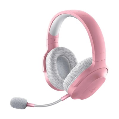 Diadema Gamer Razer Barracuda X - Inalámbrico - Micrófono - Rosa Cuarzo - RZ04-04430300-R3U1