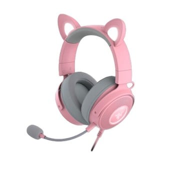 Diadema Gamer Razer Kraken Kitty V2 Pro - Alámbrico - Micrófono - RGB - Rosa - RZ04-04510200-R3U1 Diadema Gamer Razer Kraken Kitty V2 Pro - Alámbrico - Micrófono - RGB - Rosa - RZ04-04510200-R3U1