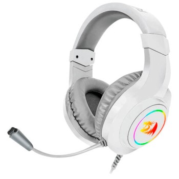 Diadema Gamer REDRAGON Hylas H260 - Alámbrico - Micrófono - RGB - Blanco - H260W-RGB Diadema Gamer REDRAGON Hylas H260 - Alámbrico - Micrófono - RGB - Blanco - H260W-RGB
