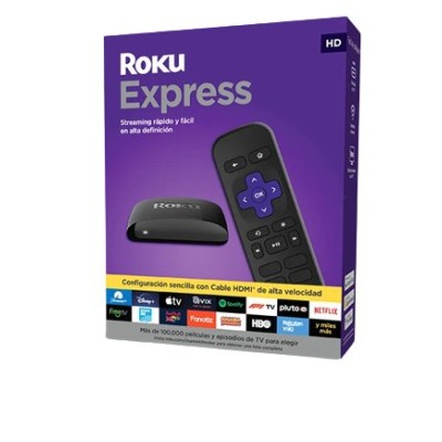 TV Box Roku Express HD - HDMI - Roku OS - Wi-Fi - 3960RW