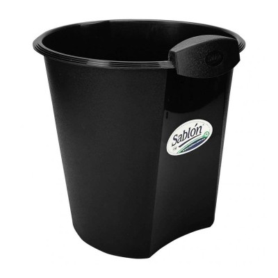 Cesto de basura Sablon 8005NE - 13L - Negro - 8005