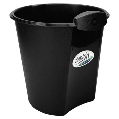 Cesto de basura Sablon 8005NE - 13L - Negro - 8005