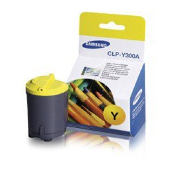Tóner Samsung CLP-300 Amarillo Original Rendimiento 1000 Páginas - CLP-Y300A/XAX