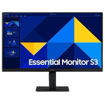 Monitor Samsung Essential S3 - 24" - Full HD - HDMI - VGA - LS24D300GALXZX