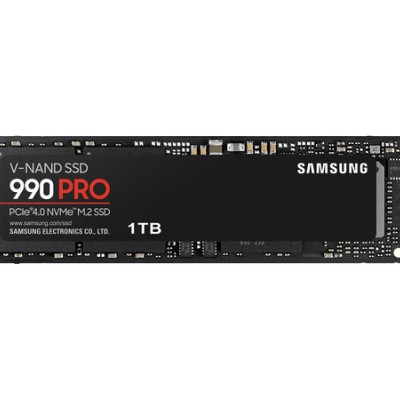 Unidad de Estado Sólido Samsung 990 PRO - M.2 - 1TB - PCI-E 4.0 - MZ-V9P1T0B/AM