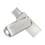 Memoria USB SanDisk Ultra Dual - 512GB - Tipo C - Plateado - SDDDC4-512G-G46