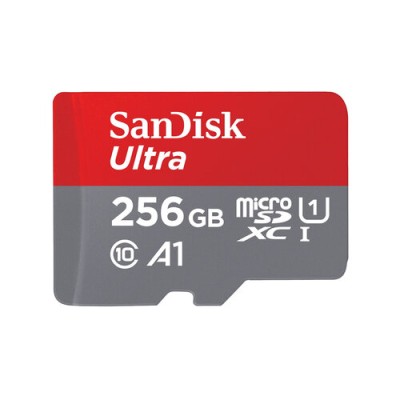 Memoria MicroSDXC SanDisk Ultra - 256GB - Clase 10 - UHS-I - C/Adaptador - SDSQUA4-256G-GN6MA