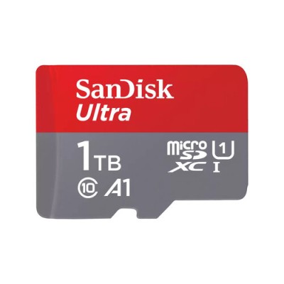 Memoria MicroSDXC SanDisk Ultra - 1TB - Clase 10 - C/Adaptador - SDSQUAC-1T00-GN6MA