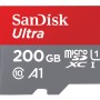 Memoria MicroSDXC SanDisk Ultra - 200GB - Clase 10 - UHS-I - C/Adaptador - SDSQUAR-200G-GN6MA