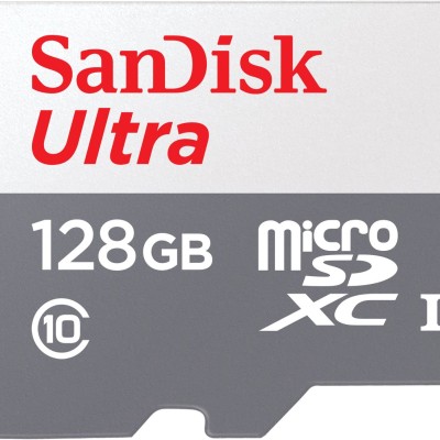Memoria MicroSDXC SanDisk Ultra - 128GB - Clase 10 - C/Adaptador - SDSQUNR-128G-GN3MA
