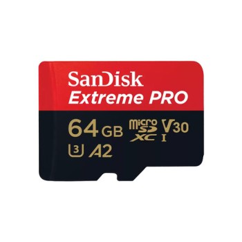 Memoria MicroSDXC SanDisk Extreme Pro - 64GB - Clase 10 - Con Adaptador - SDSQXCU-064G-GN6MA