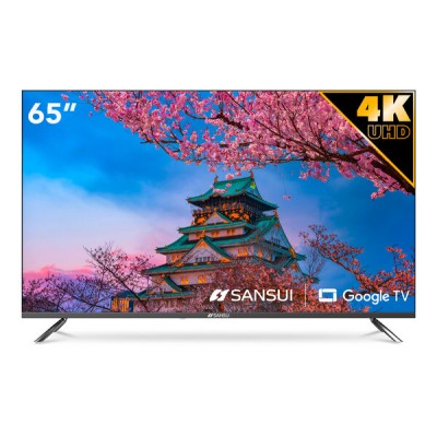 Pantalla Smart TV SANSUI SMX65VAUG - 65" - 4K Ultra HD - Wi-Fi - HDMI - USB - SMX65VAUG