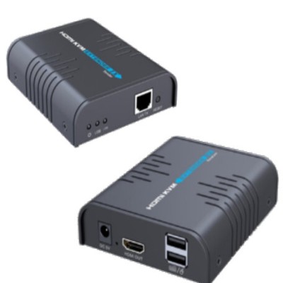 Kit Extensor de Video SAXXON LKV373KVM - HDMI por Cable de Red Cat5E - Hasta 120M - FHD - LKV373KVM