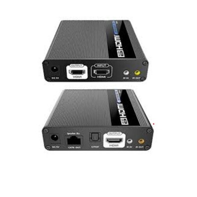 Kit Extensor de Video SAXXON LKV676E - HDMI por Cable de Red Cat6 - Hasta 70M - 4K - Cero Latencia - LKV676E