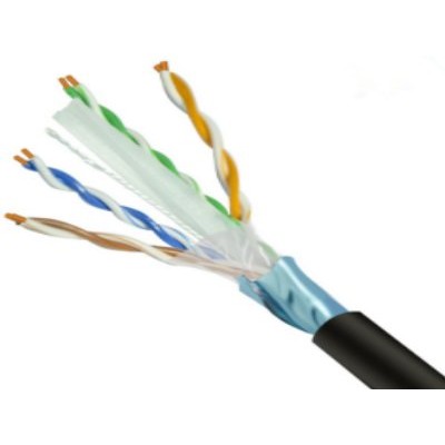 Bobina SAXXON OFTPCAT6COPEXT - Cat 6 - 305M - 23 AWG - Negro - OFTPCAT6COPEXT