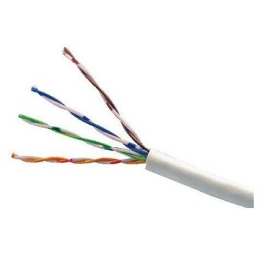 Bobina SAXXON - Cat5e - 305M - Blanco - OUTP5ECCA305BC