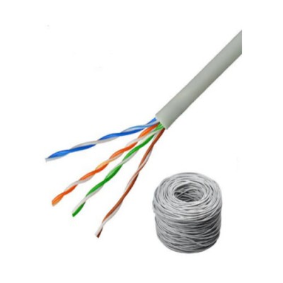 Bobina SAXXON OUTP5ECOP100BC - UTP - Cat5e - 100M - Interior - Blanco - OUTP5ECOP100BC