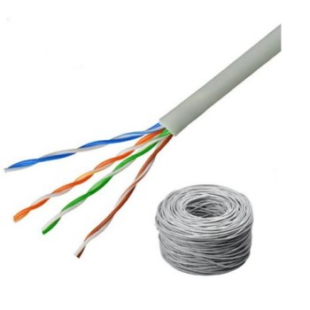 Bobina de Cable de Red SAXXON Cat5e 305 Metros 24 AWG Blanco Modelo OUTP5ECOP305BC Bobina de Cable de Red SAXXON Cat5e 305 Metros 24 AWG Blanco Modelo OUTP5ECOP305BC