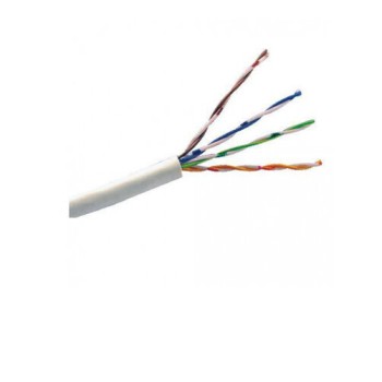 Bobina SAXXON - Cat6 - 305M - 23 AWG - Blanco - OUTP6COP305BC