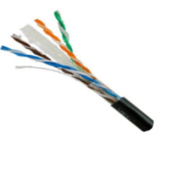 Bobina de Cable de Red SAXXON Cat6 305m Negro OUTPCAT6GCOPEXT