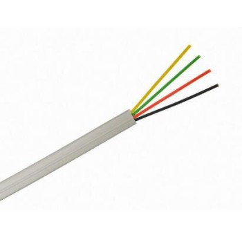 Bobina de Cable para Alarma SAXXON 4 Conductores 305 Metros Modelo OWA4305JF