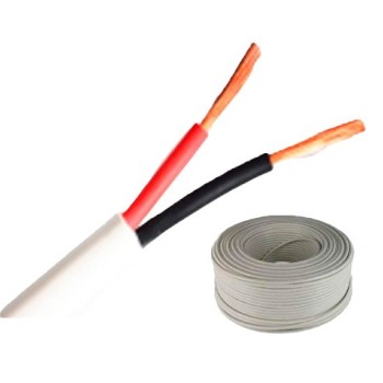 Cable de Alarma SAXXON 22 AWG 100M 2 Conductores Modelo OWAC2100J