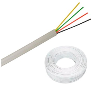 Cable de Alarma SAXXON 4 Conductores 22 AWG 100M Modelo OWAC4100J