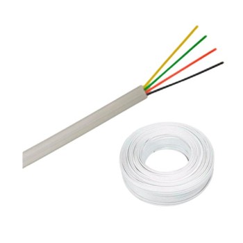Cable de Alarma SAXXON 4 Conductores 22 AWG 100M Modelo OWAC4100J
