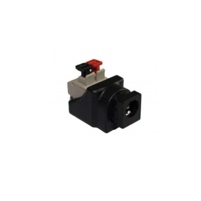 Plug SAXXON - Hembra - Enchufe CC - 12 VCD - 10 Piezas - para Cámaras CCTV - PSUBR17H
