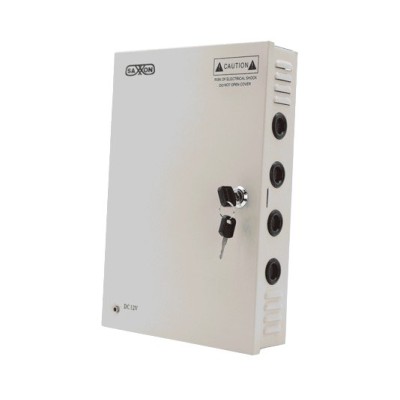 Fuente de Poder Profesional SAXXON SX-20A-18CH - 12V - 20A - 18 Canales - Protección contra Sobrecargas - SX-20A-18CH