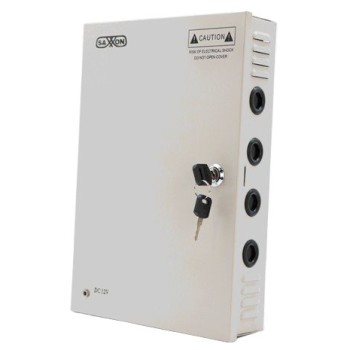 Fuente de Poder Profesional SAXXON 12V 30A 18 Canales con Protección SX-30A-18CH