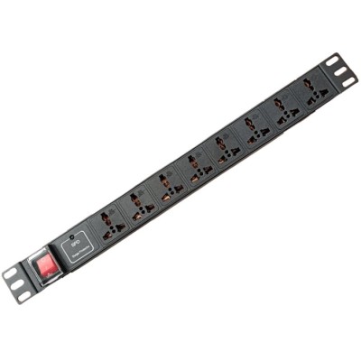 PDU SAXXON SXPDU8P10A - 8 Contactos - 10A - SXPDU-8P10A