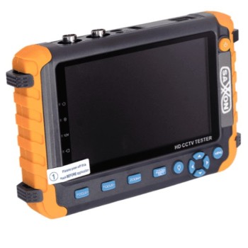Probador de video SAXXON TES08MC - Pantalla 5" - Soporta HDCVI/TVI/AHD - TES08MC