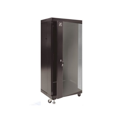 Gabinete SBE TECH GNL42URP600PC- 42UR - De piso - Puerta delantera de cristal - SBE-GNL42URP600PC