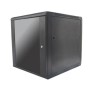 Gabinete SBE TECH GNLPAR12URP - 12UR - De Pared - Puerta delantera de cristal templado - SBE-GNLPAR12URP