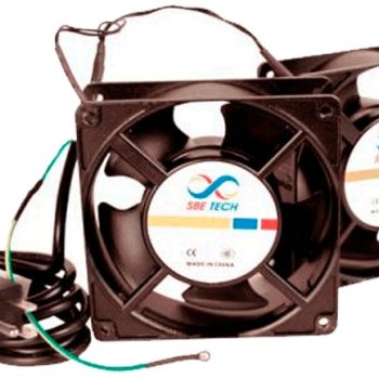 Ventilador SBE Tech 4.5" para Gabinete - 2 Piezas - Modelo SBE-J2VENTN127V