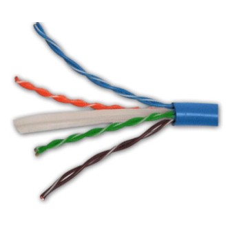 Bobina SBE Tech SBE-UTPC6UCERT-BL-NP - Cat6 - 305m - 23 AWG - Azul - SBE-UTPC6UCERT-BL-NP