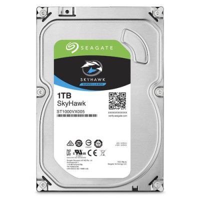 Disco Duro Interno Seagate SkyHawk - 3.5" - 1TB - SATA 3 - 5900 RPM - ST1000VX005