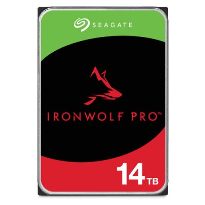 Disco Duro Seagate IronWolf Pro - 3.5" - 14TB - SATA III - para NAS - ST14000NT001