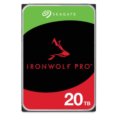 Disco Duro Seagate IronWolf Pro - 3.5" - 20TB - SATA 3 - Para NAS - ST20000NT001