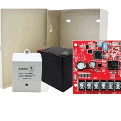 Kit Fuente de Poder Seco-Larm KITFUENTE1 - 1 Fuente de Poder 1.5 AMP - Batería de Respaldo - Transformador - Gabinete - KITFUENTE1