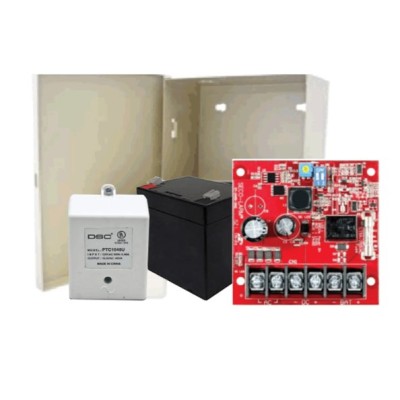 Kit Fuente de Poder Seco-Larm KITFUENTE2 - Fuente de Poder 2.5 AMP - Batería de Respaldo - Transformador - Gabinete - KITFUENTE2