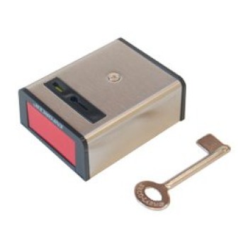 Botón de Pánico Seco-Larm SS-078Q - Con Llave - Acero Inoxidable - SS-078Q