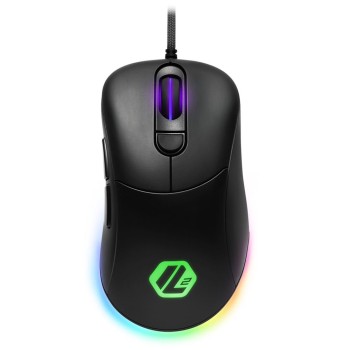 Mouse Gamer Sharkoon Light2 100 - Alámbrico - 6 Botones - Negro - RGB - LIGHT2 100
