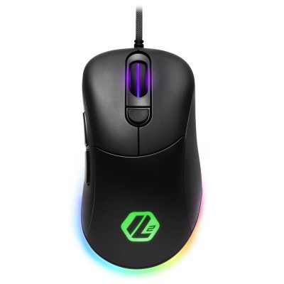 Mouse Gamer Sharkoon Light2 100 - Alámbrico - 6 Botones - Negro - RGB - LIGHT2 100