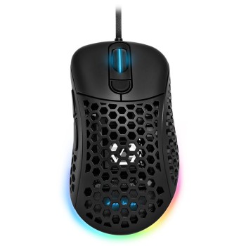 Mouse Gamer Sharkoon Light2 200 - Alámbrico - 6 Botones - Negro - RGB - LIGHT2 200