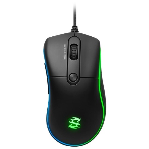 Mouse Gamer Sharkoon SKILLER SGM2 - 6 Botones RGB - 6400 DPI - Negro