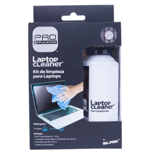 Kit de Limpieza Silimex para Laptops con Aire Comprimido 100ml - LAPTOP CLEANER Kit de Limpieza Silimex para Laptops con Aire Comprimido 100ml - LAPTOP CLEANER