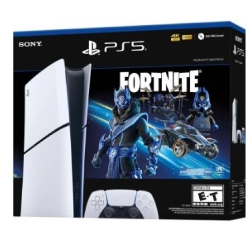Consola Sony PlayStation 5 Slim Digital 1TB Blanco Fortnite Cobalt Star - Modelo 711719592938